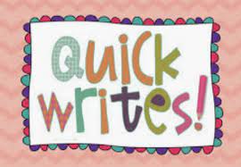 What are - What are Quick-writes?